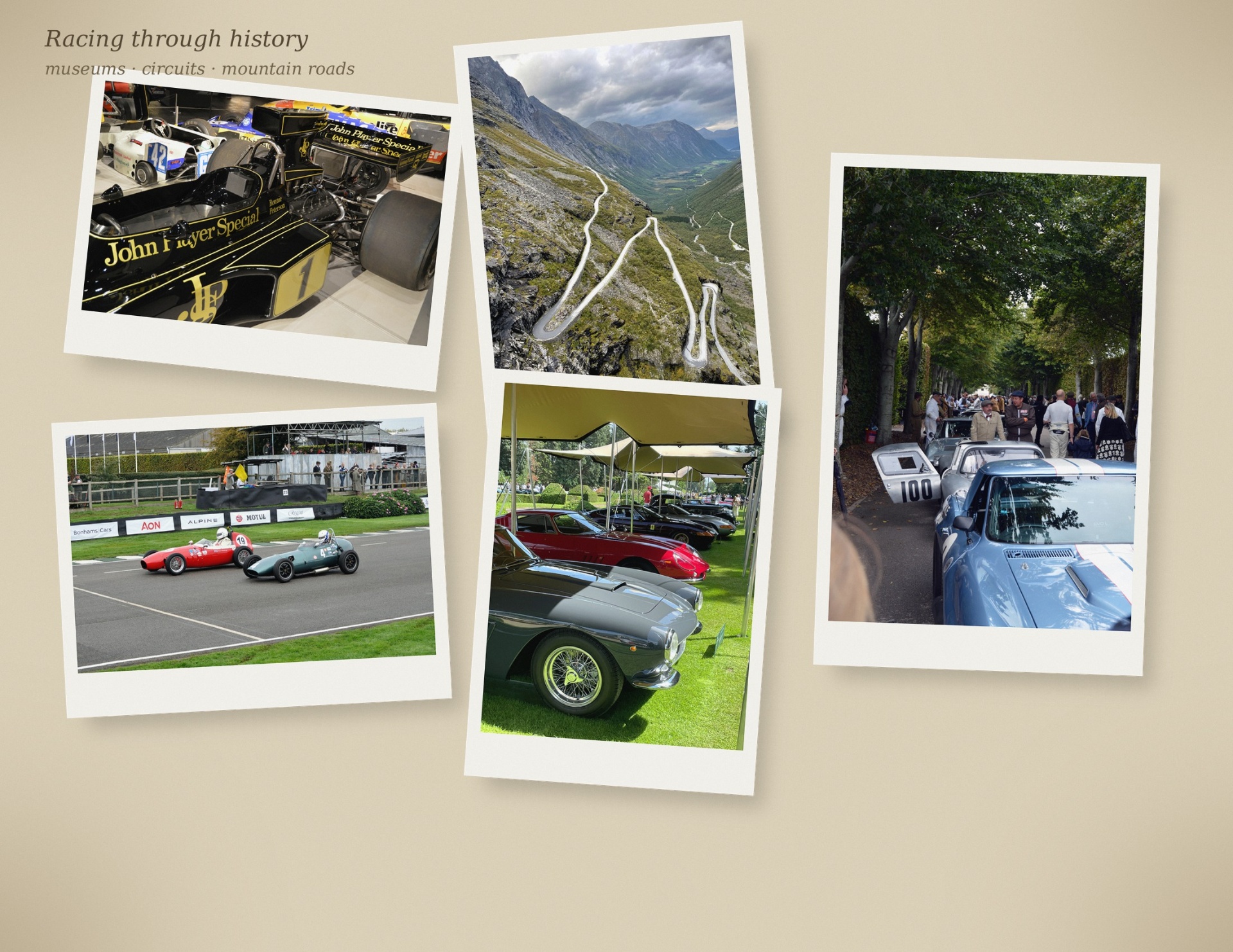 Racing through history — museums, circuits, mountain roads